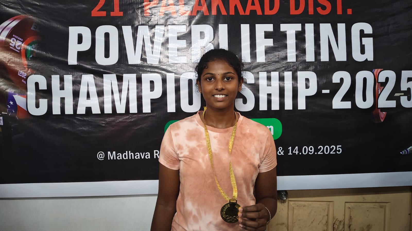 FIRST Position in the Palakkad district Powerlifting Championship 2025